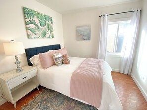 2 bedrooms, iron/ironing board, travel crib, WiFi