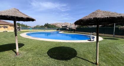 Apartment 'Ágora' with Mountain View, Shared Pool and Air Conditioning