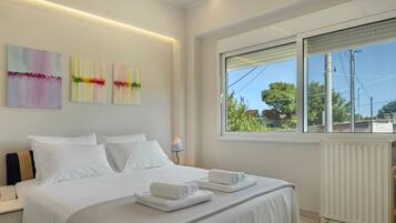 1 Schlafzimmer, kostenloses WLAN, Bettwäsche