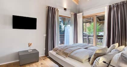 Chalet 'Spark Chalet e Spa Livigno' mit Bergblick und privatem Spa