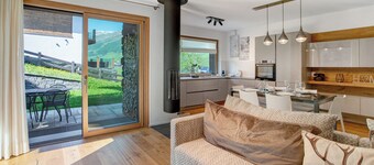 Chalet 'Spark Chalet e Spa Livigno' with Mountain View and Private Spa
