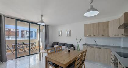 Apartment 'Costa Azul' mit Meerblick, privater Terrasse und WLAN