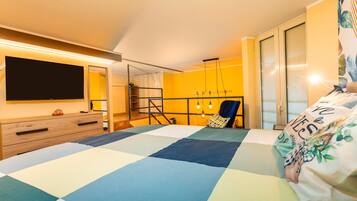 1 chambre, fer et planche Ă repasser, Wi-Fi gratuit, draps fournis