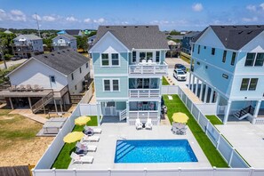 Exterior - Walk To Beach,  Brewery - Private Pool & Hot Tub! (Kill Devil Hills)