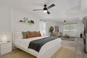 5 室のベッドルーム、デスク、アイロン / アイロン台、WiFi