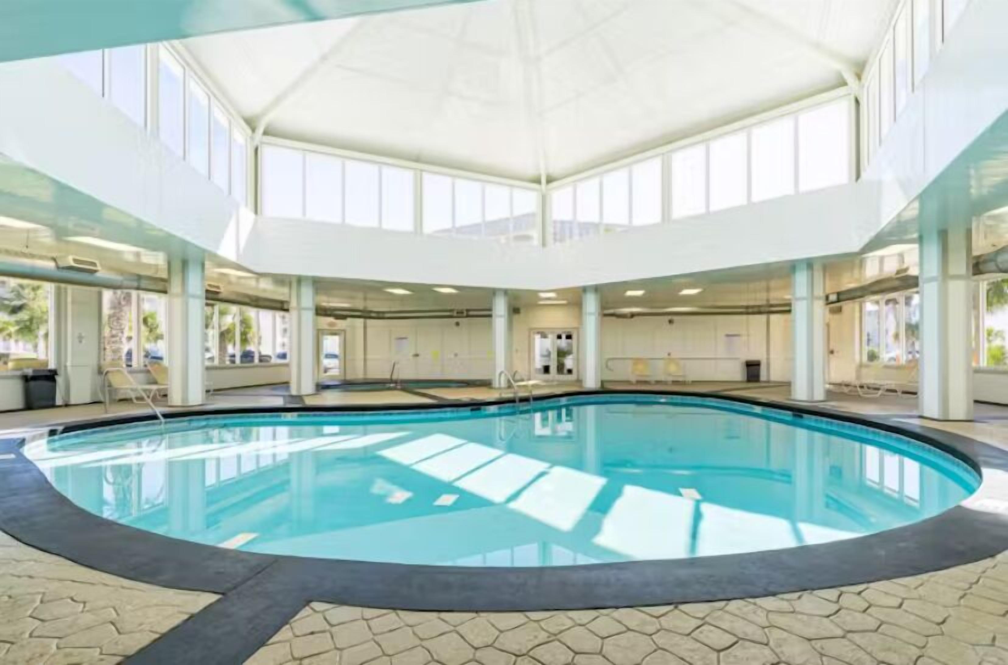 Indoor pool, a heated pool