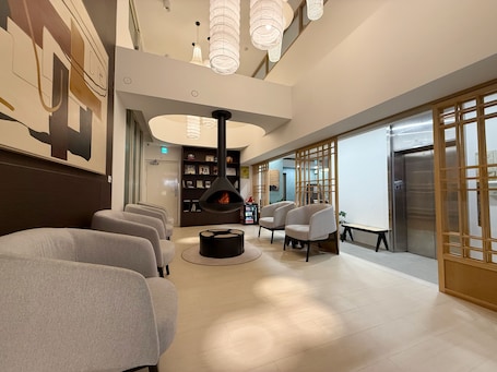 Sala de estar en el lobby