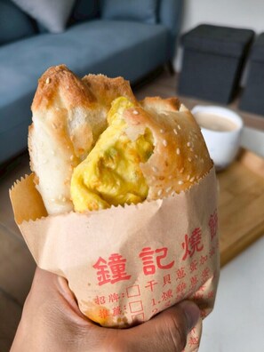 Free daily on-the-go breakfast