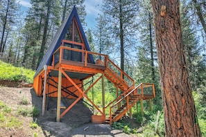 Exterior - Scenic A-Frame Retreat – Main A-Frame & Cozy Little A-Frame, Borders Public Land (Cascade)