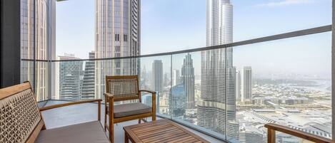 Appartement Deluxe, 3 chambres, non-fumeur | Balcon