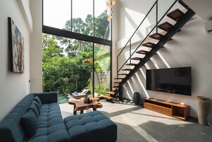 Villa, 2 Bedrooms, Patio, River View | Living area | 40-inch LCD TV with digital channels