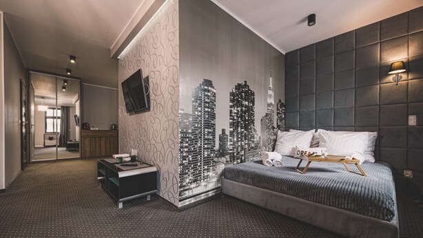 1 slaapkamer, een strijkplank/strijkijzer, beddengoed