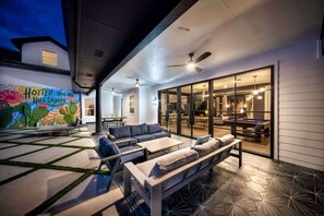 Terrace/patio - The Crown Jewel | Heated Pool | Venue | Sleeps 40 (Austin)