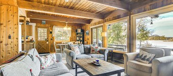 Million-Dollar View: Waterfront Cabin in Bridgton!