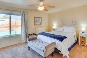 3 bedrooms, iron/ironing board, WiFi, bed sheets - 5 Mi to Saguaro National Park: Desert Gem w/ Pool! (Tucson)