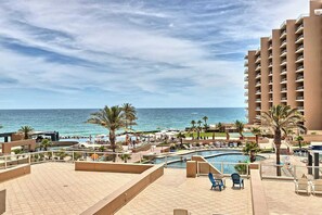 Una piscina riscaldata