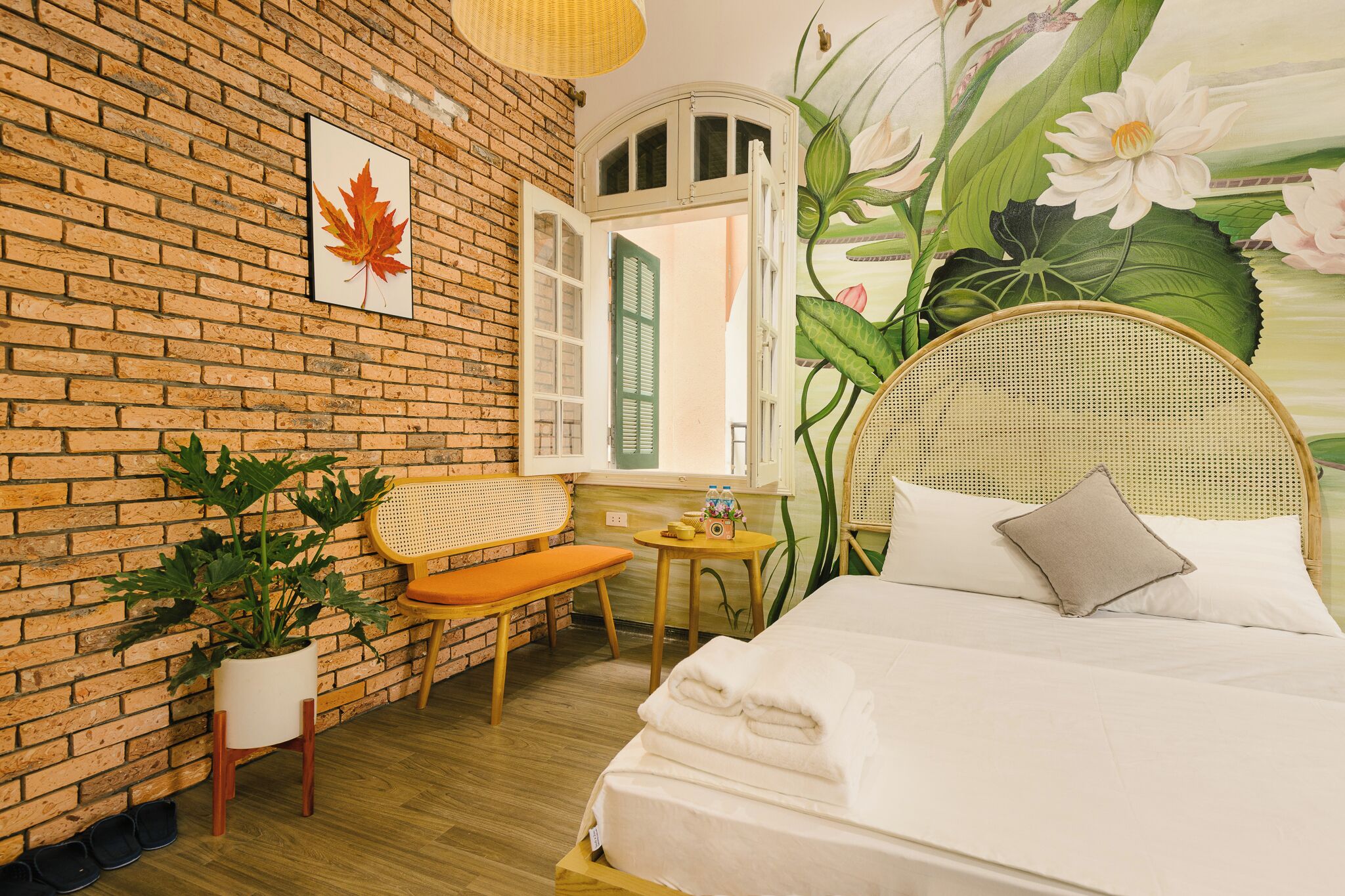 ห้องแฟมิลี่สำหรับสี่ท่าน, วิวสวน | โต๊ะทำงาน, พื้นที่ทำงานแบบใช้แล็ปท็อป, Wi-Fi ฟรี