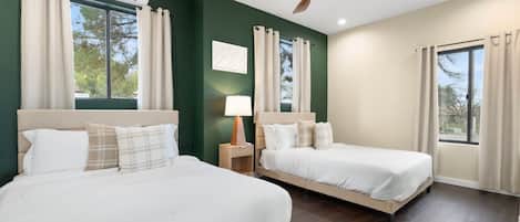 5 bedrooms, desk, iron/ironing board, free WiFi