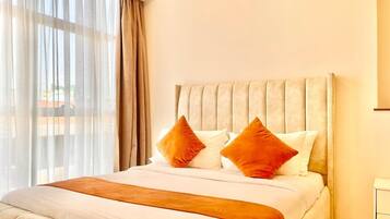 2 bedrooms, iron/ironing board, free WiFi, bed sheets