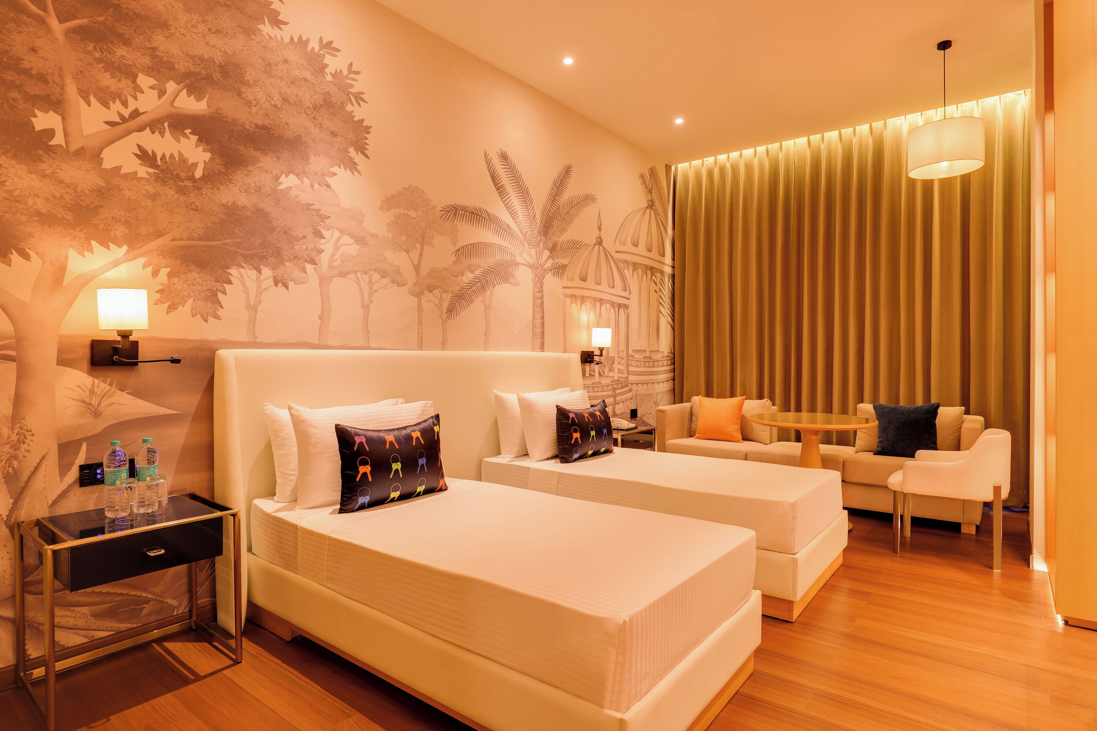 Executive Twin kamer | Een bureau, een laptopwerkplek, gratis wifi