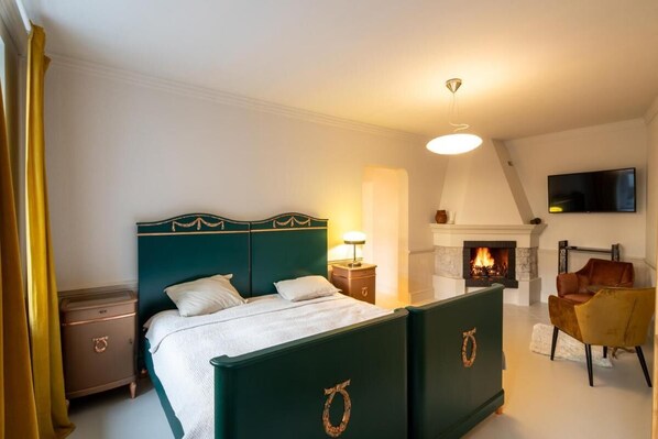 1 غرفة نوم ومكواة/لوح كي وواي فاي وملاءات أسرّة