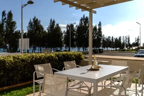 Deluxe Villa, Partial Sea View | Terrace/patio - Niki Seaview Villa DPS27 (Paralimni)