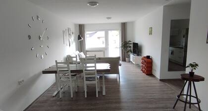 Ferienwohnung 'Zur Dicken Berta' mit Balkon und Wi-Fi