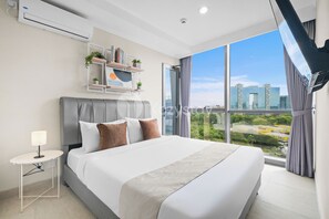 Apartment, 1 Bedroom, City View | Pemandangan dari bilik