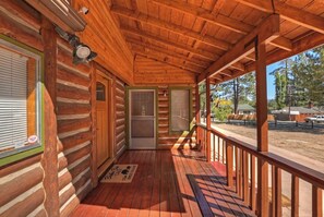 Family Cabin, 2 Bedrooms, Non Smoking, Mountain View | Terrace/patio - Brother Bear Cabin (Big Bear City)