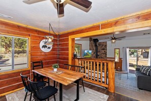 Family Cabin, 2 Bedrooms, Non Smoking, Mountain View | In-room dining - Brother Bear Cabin (Big Bear City)