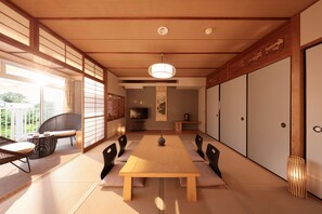 Kamer in Japanse stijl | Donsdekens, gratis wifi, beddengoed