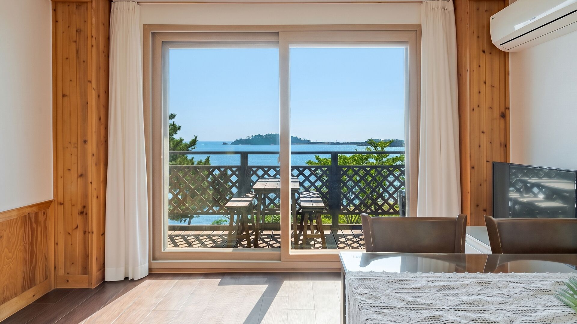 Chambre, 1 chambre (Room 202(Ocean View /BBQ /Terras))