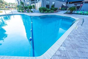 Indoor pool, a heated pool