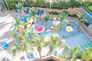 Terrace/patio - New Oceanfront 1BR at Coral Beach w/ Heated Pools! (Myrtle Beach)