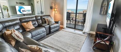 Smart-tv en een kantoor