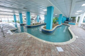 Indoor pool, a heated pool