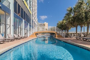 Indoor pool, a heated pool