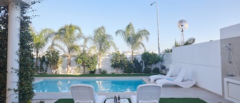 Una piscina climatizada
