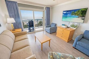 TV, offices - 3BR New at Paradise Resort,King Suite,Pools,Views! (Myrtle Beach)