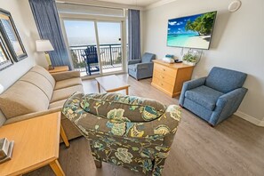 TV, offices - 3BR New at Paradise Resort,King Suite,Pools,Views! (Myrtle Beach)