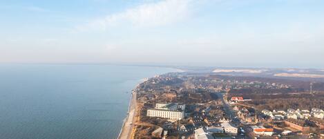 منظر من الجو على ارتفاع عالٍ