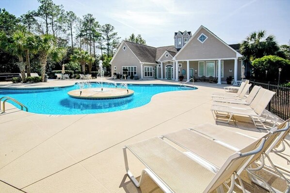 A heated pool - NEW! Large 2BR | Savannah Shores | Pool|Pickleball (Myrtle Beach)