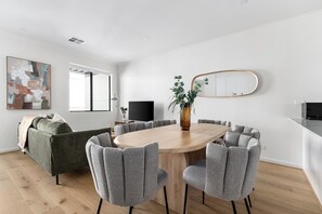 Apartment, 2 Bedrooms, Balcony | Living area | 55-inch flat-screen TV with digital channels, TV - Stafford St Apartments by Urban Rest (Adelaide)