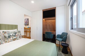 Studio – city, 1 dobbeltseng, ikke-røyk | Strykejern/-brett, wi-fi (inkludert) og sengetøy