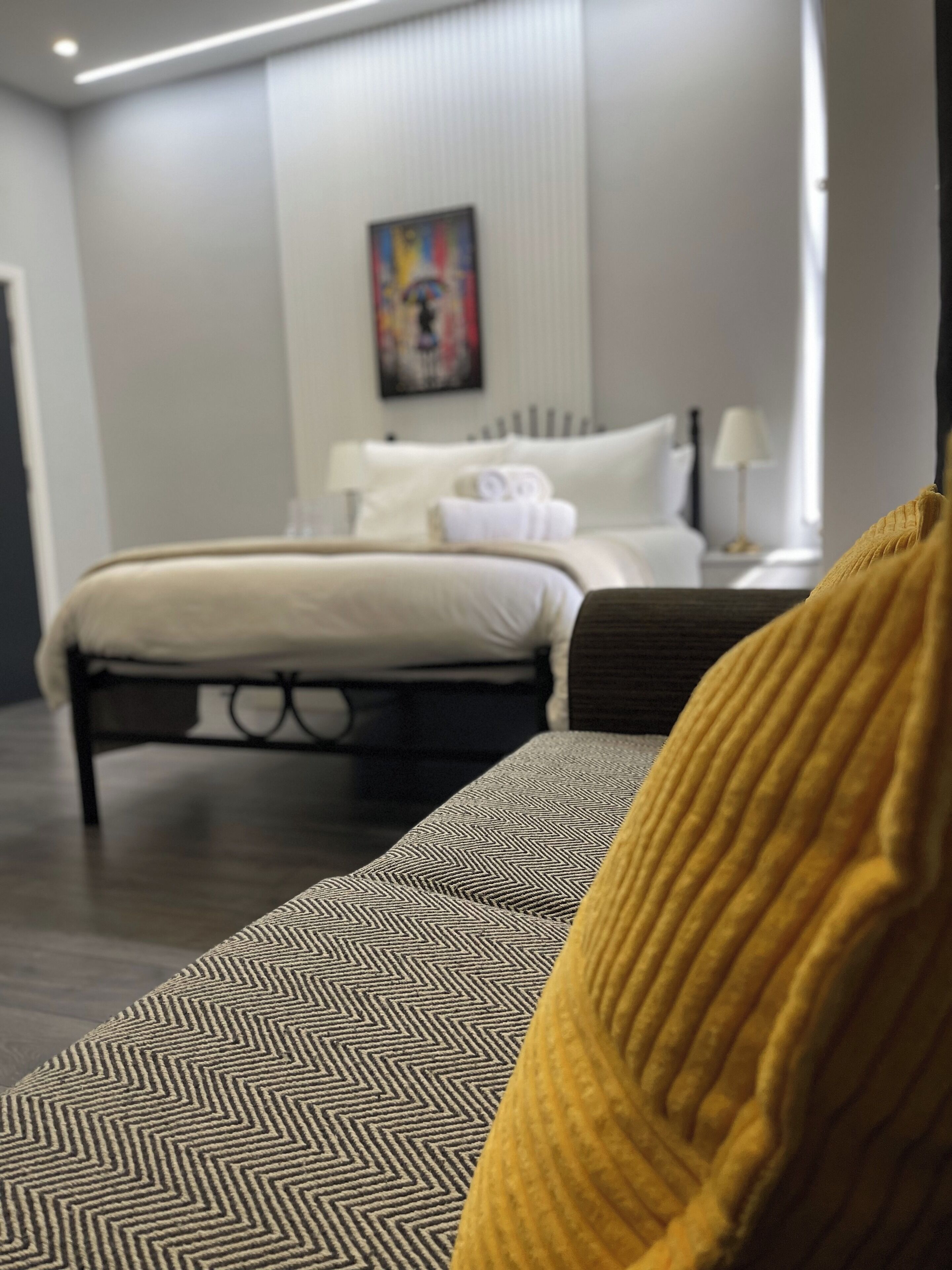 1 bedroom, desk, iron/ironing board, WiFi