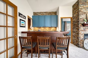 Interior - Private lagoon retreat with walkable Paw Paw Lake access. Offers a peaceful setting with water views, fishing, and outdoor space to relax. Close to wineries, Lake Michigan beaches, and local attractions—perfect for family and group getaways. (Coloma)