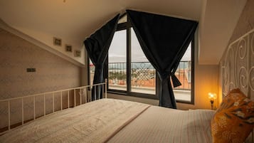 Deluxe Loft, Sea View | 2 bedrooms, Frette Italian sheets, premium bedding, down comforters