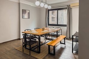 Basic Apartment | Dining - The Gorgeous Graphite 2bdr 5min to CAI Airport (Cairo)