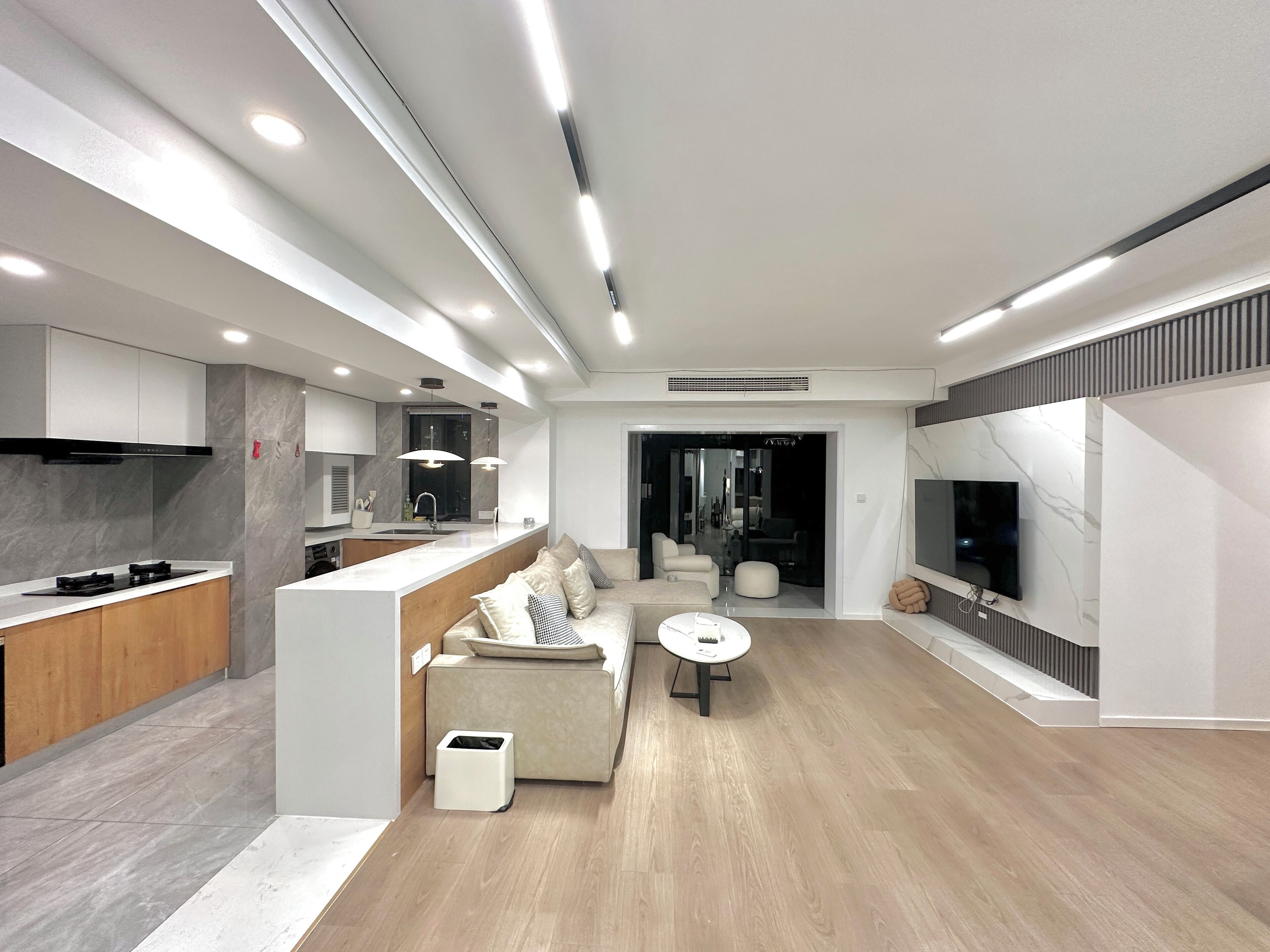 Apartamento, vista para a cidade | Área de estar