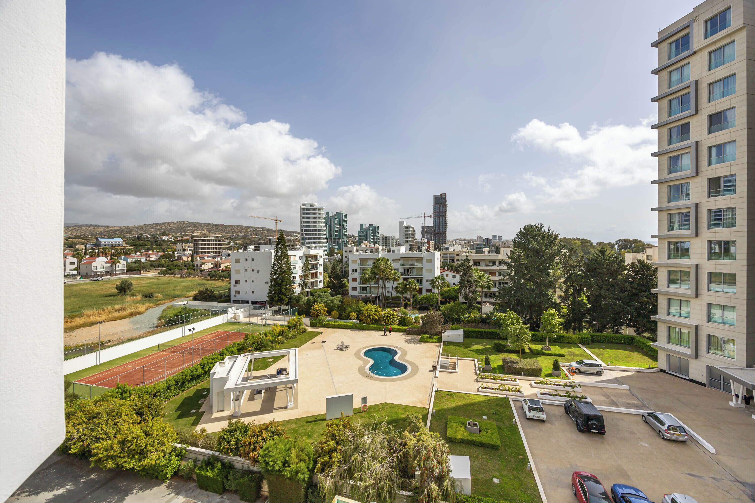 อพาร์ทเมนท์, 2 ห้องนอน, ระเบียง, วิวทะเล | บริเวณภายนอก